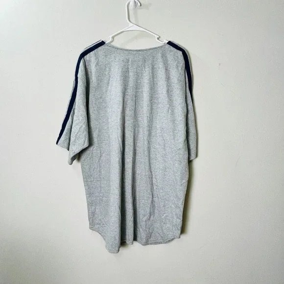 Vtg 90s Atlanta Braves Jersey Style T Shirt Men's XL Gray Baseball Athletic Wear - Picture 2 of 13